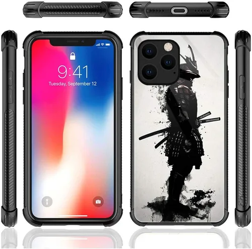 Vista 5 de CARLOCA Funda compatible con iPhone 11, funda japonesa Samurai iPhone 11 para niñas, diseño gráfico, a prueba de golpes, antiarañazos, protección
