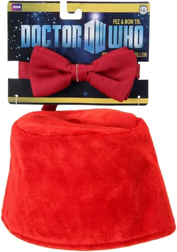 Vista 4 de elope Doctor Who FezBowtie Set, Rojo