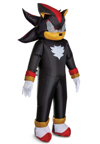 Vista 2 de Disfraz Inflable de Adulto Shadow de Sonic the Hedgehog Multicolor