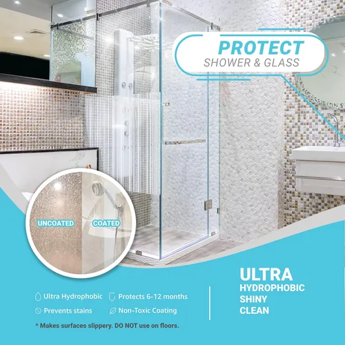 Vista 8 de Kit de aerosol de recubrimiento cerámico Lifeproof - Brillo, sello y protección para superficies de cocina y baño, repele manchas y suciedad