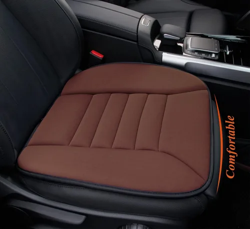 Vista 11 de kingphenix Cojín de asiento de coche con espuma viscoelástica de 1.2 pulgadas, cojín de asiento para coche y silla de oficina (negro)