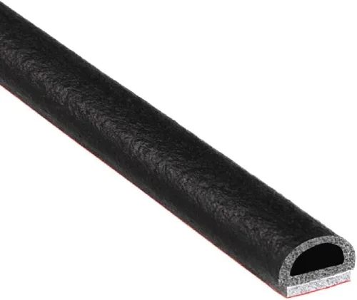 Vista 17 de Trim-Lok Sello de goma en forma de D – 0.437 pulgadas de alto, 0.375 pulgadas de ancho, 25 pies de largo – Sello de espuma EPDM con adhesivo