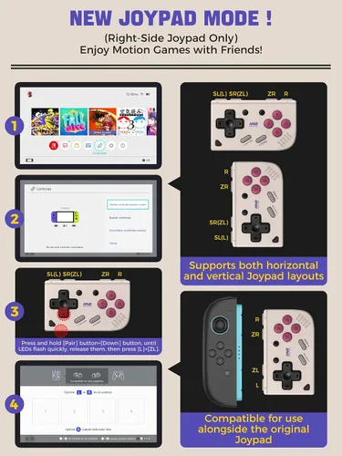 Vista 6 de IINE Mini Retro Game Controller, Pocket-Size Wireless Mini Game Controller with Keychain Design, Portable Travel Controller for Mobile & PC Gaming