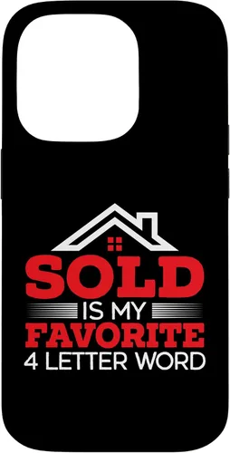 Vista 17 de iPhone 16 Sold Is My Favorite 4 Letter Word Real Estate Agent Realtor Case