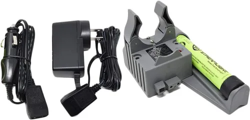 Vista 6 de STREAMLIGHT Stinger PiggyBack - Soporte de cargador inteligente con batería incluida + cable de carga de 100 V/120 V CA + cable de carga de coche