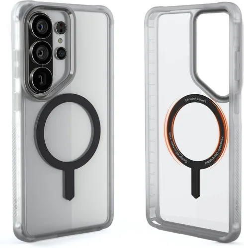 Vista 29 de Ghostek COVERT - Funda rosa para Galaxy Z Flip 4 para mujeres y niñas, protección completa de bisagra y parte trasera transparente, duradera