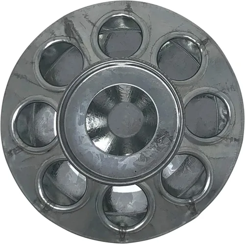 Vista 2 de Harris Farms Tarro con base de alimentador galvanizado, 1 cuarto de galón (3 alimentadores)