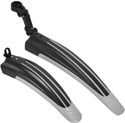 Vista 6 de Conjunto de guardabarros ajustable para bicicleta de montaña, bicicleta de bicicleta, neumáticos delanteros y traseros, guardabarros