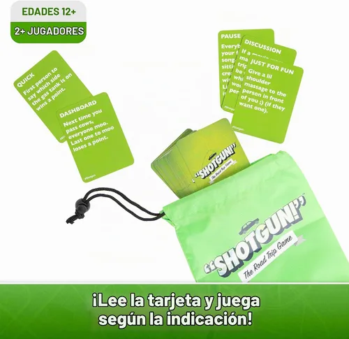 Vista 5 de What Do You Meme?, Shotgun! - El divertido juego de cartas familiar para viajes