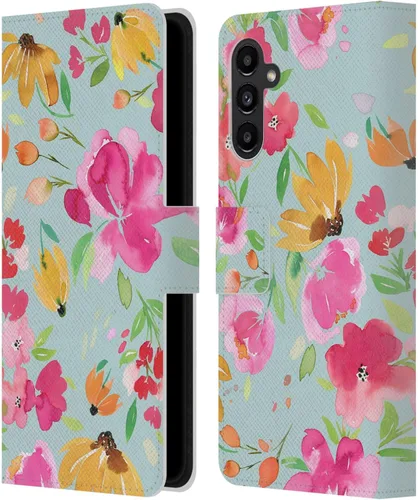 Vista 239 de Head Case Designs Officially Licensed Ninola Butterfly Nature Spring Floral Leather Wallet Case Compatible with Samsung Galaxy A07 4G