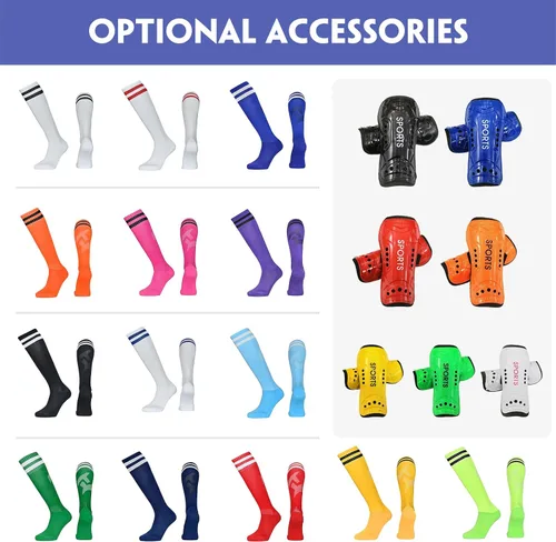 Vista 5 de LAIFU Camiseta de Fútbol Personalizada para Adultos y Niños - Camiseta de Fútbol Personalizada con Nombre, Número y Logo