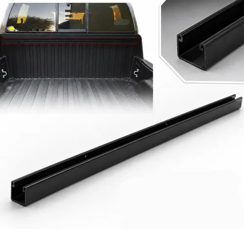 Vista 13 de PIT66 Tapa de moldura del portón trasero, protector de moldura del alerón de la tapa del portón trasero compatible con Toyota Tacoma 2005-2015,