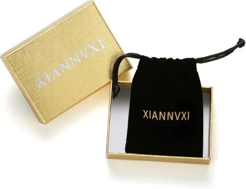 Vista 7 de XIANNVXI Collar de piedra de cristal curativo con dije de cuerda negra ajustable con piedras preciosas naturales para hombres y mujeres Cuerda
