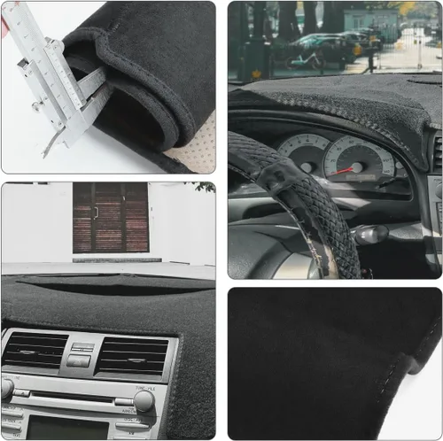 Vista 6 de auovo Cubierta de salpicadero compatible con Toyota Camry 2007-2011, accesorios protector de parasol antideslizante cubierta de alfombra