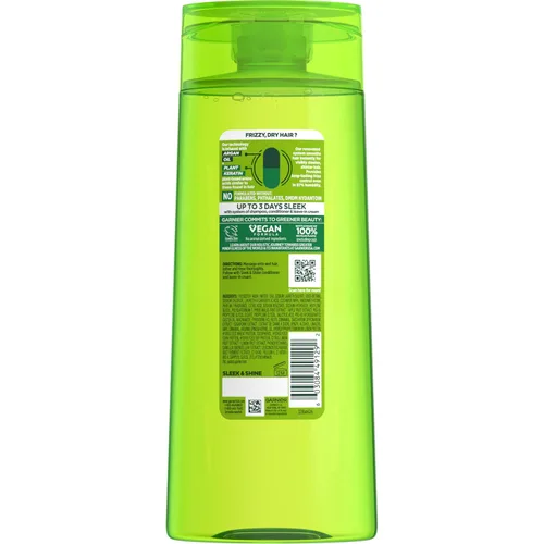 Vista 10 de Garnier Fructis Sleek & Shine Champú, cabello encrespado, seco, inmanejable, 22 onzas líquidas (el embalaje puede variar)