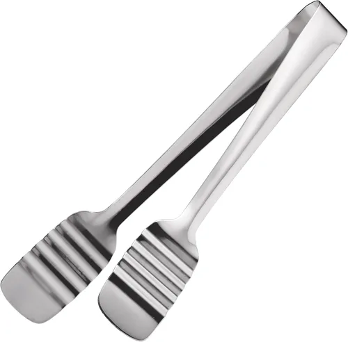 Vista 11 de Winco Pinzas para servir curvadas de grado comercial de 6 pulgadas, color negro