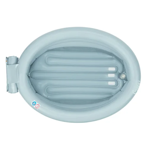 Vista 3 de Babymoov Bañera y piscina inflable: segura, portátil y crece con el bebé (desde 0+ inserto para recién nacido incluido)