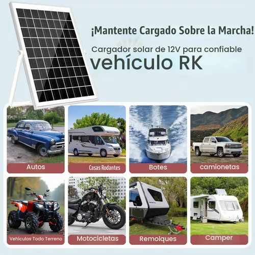 Vista 5 de Kit de paneles solares SOLPERK 10W 12V