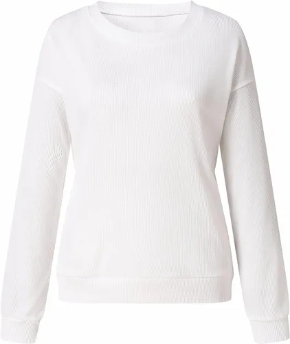 Vista 3 de Camisas de manga larga para mujer, sudaderas casuales de cuello redondo, sudaderas con capucha con estampado floral