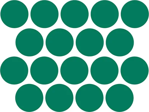 Vista 35 de LiteMark Calcomanías extra pequeñas, puntos de vinilo extraíbles, calcomanías circulares con acabado mate, calcomanías redondas para pared de aula