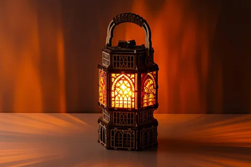 Vista 7 de Wood Trick Linterna Antigua Luminosa LED Rompecabezas de Madera 3D para Adultos para Construir - Iluminación de 2 Modos - Proyecto de Ingeniería DIY