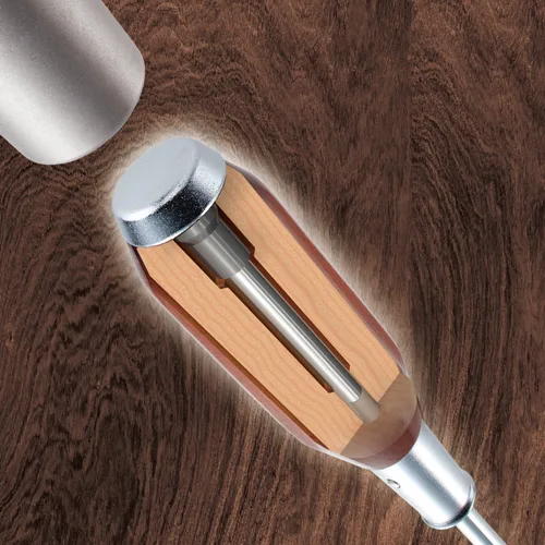 Vista 4 de Vessel Strong Through-Through Screwdriver Wooden Handle -5.5 x 75 100