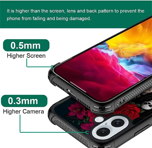 Vista 791 de Funda compatible con iPhone 15, diseño de elefantes africanos, diseño increíble a prueba de golpes, antiarañazos, carcasa trasera de policarbonato