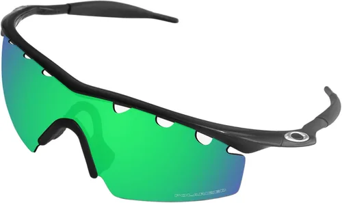 Vista 2 de BroLizard - Lente polarizada de repuesto para gafas de sol Oakley M Frame Strike ventiladas, verde