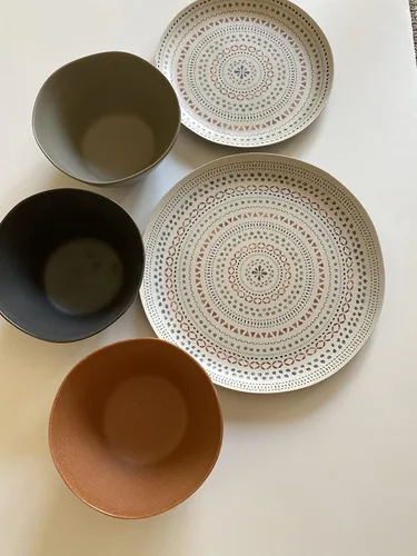 Vista 6 de Planta Low Bowl - Terracota mate - 9" - Juego de 6