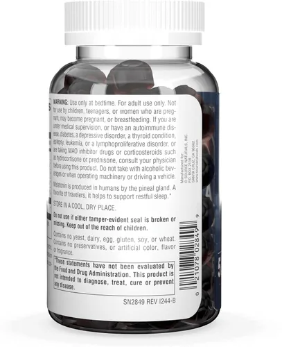 Vista 3 de Source Naturals Sleep Science Melatonina, 5 mg - 60 gomitas