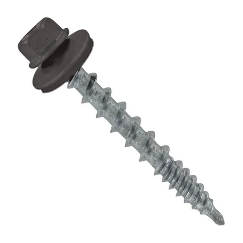 Vista 23 de Fasteners Plus ST Fastening Kwikseal Woodbinder Tornillos de Metal a Madera #10 X 1 Burgundy con Arandela de Goma EPDM, 250 Unidades - Diseñados