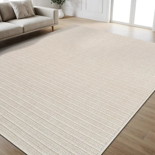 Vista 17 de Tapete de Puerta de Yute Fácil 2x3 Pies Interior Exterior Alfombras Naturales Alfombra de Fibra Sólida Alfombra de Área Tejida Boho Fácil de Limpiar