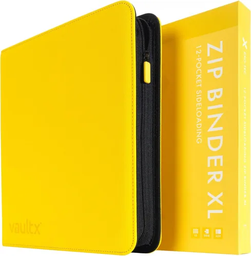 Vista 16 de Vault X Carpeta de tarjetas coleccionables con cremallera de 12 bolsillos Negro