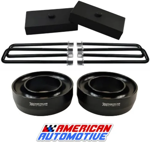 Vista 9 de Se adapta a Ram 1500 2500 3500 1994-2001 Kit de elevación completa 2WD 2.5" Billet Front Spring Spacers + Bloques traseros de 1.5" Serie "Road Fury