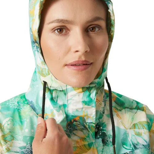 Vista 4 de Helly-Hansen Abrigo de lluvia de musgo para mujer
