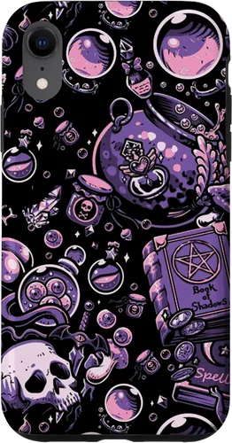 Vista 24 de Funda linda para iPhone 16 Witch's Essentials Pattern Witchy Design Halloween