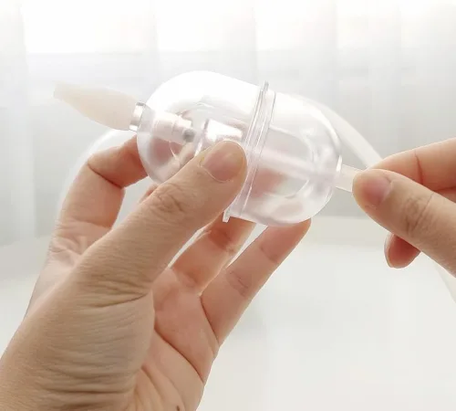 Vista 8 de Hubibaby Aspirador nasal seguro e higiénico limpiador de nariz removedor de mucosidad, alivio de la congestión nasal limpia y reutilizable, seguro