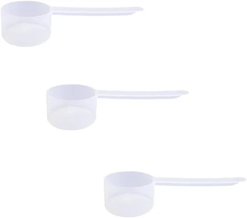 Vista 79 de Cuchara de plástico de mango largo, cucharas medidoras para polvos y gránulos, café, alimentos para mascotas, granos, proteínas, especias y otros