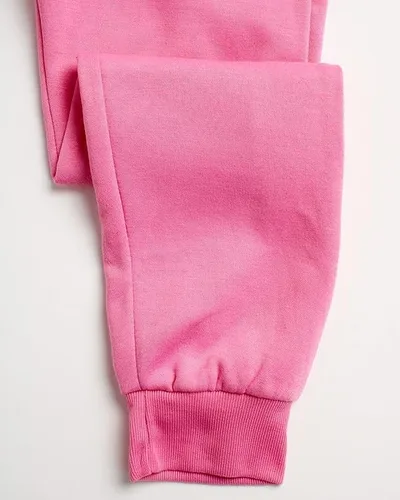 Vista 5 de Real Love Conjunto deportivo para niñas, 2 piezas de forro polar suave con cremallera y pantalones deportivos para niñas (tallas 7-16)