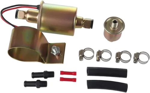 Vista 2 de MDY E8012S GA8012S Bomba de combustible eléctrica de alta presión (5-9 PSI) universal de 12V resistente a gas diésel en línea en el tanque con kit