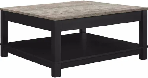 Vista 4 de Mesa de centro Langley Bay, negro Basse De Salon Mesa Centro