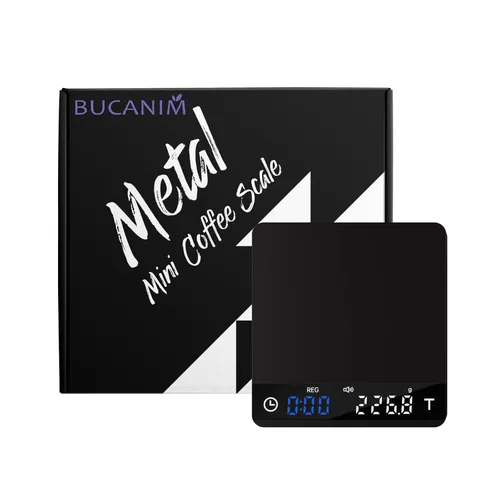 Vista 9 de Báscula de café BUCANIM 0.004 oz temporizador de precisión USB-C recargable