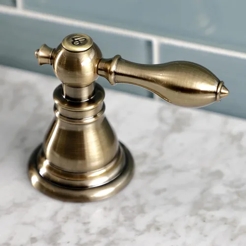 Vista 2 de Kingston Brass FSC19733ACL - Llave de baño amplia American Classic, latón antiguo
