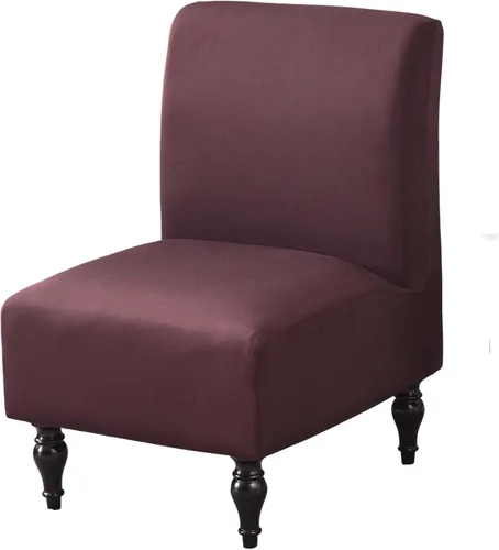 Vista 12 de Funda para Silla de Acento sin Brazos, Funda Elástica para Silla Súper Ajuste, Funda Protectora de Muebles para Silla sin Brazos para Sala de Estar