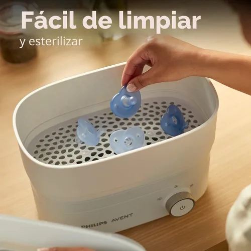 Vista 5 de Philips AVENT SCF099/41 - Chupón de corazón, azul/azul claro, 0 a 3 meses, paquete de 4
