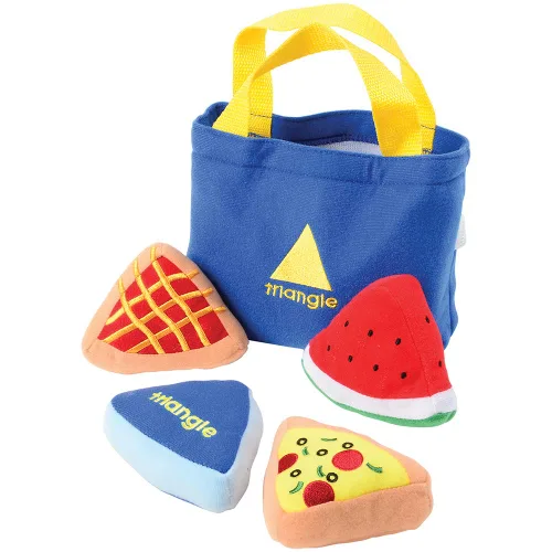 Vista 5 de Constructive Playthings MTC-680 - Bolsas suaves para clasificar formas para niños, juego de 25 piezas