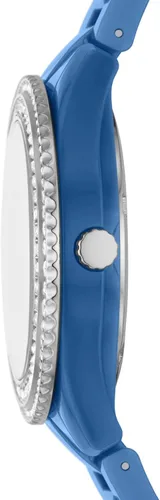 Vista 2 de Fossil Stella Quartz - Reloj cronógrafo de acero inoxidable para mujer
