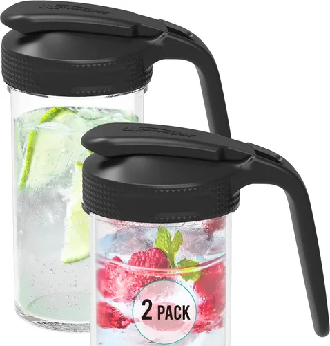 Vista 12 de Masontops Tapas Multi Top con Tapa Abatible para Frascos Mason - Boca Regular y Pequeña - Beber, Verter, Almacenar y Más - A Prueba de Fugas Paquete