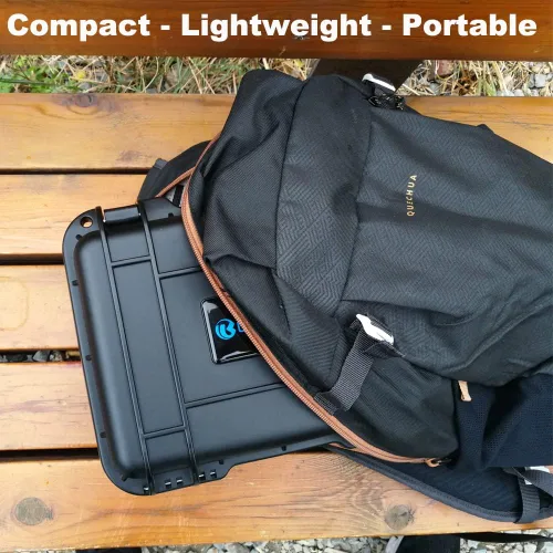 Vista 4 de Lekufee Funda rígida impermeable pequeña para DJI Mini 3 Pro/3 Drone Accesorios (solo funda, no para DJI RC)