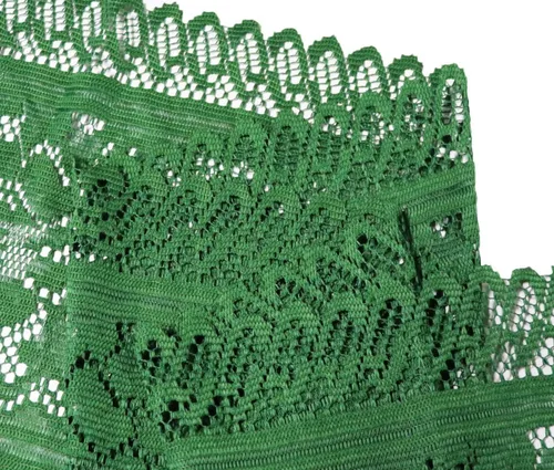 Vista 4 de Camino de mesa de tela de 13 x 60 pulgadas, bufanda de mesa verde con borlas para Navidad, vacaciones, decoración de boda